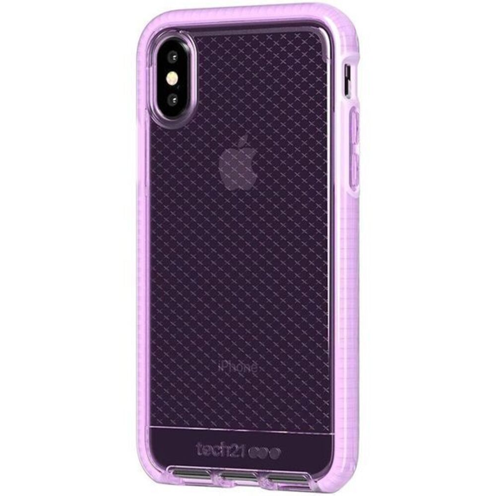 tech21 - Evo Check with FlexShock Case for Apple iPhone X/XS - Orchid